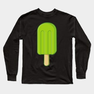 Lime Ice Cream Stick Long Sleeve T-Shirt